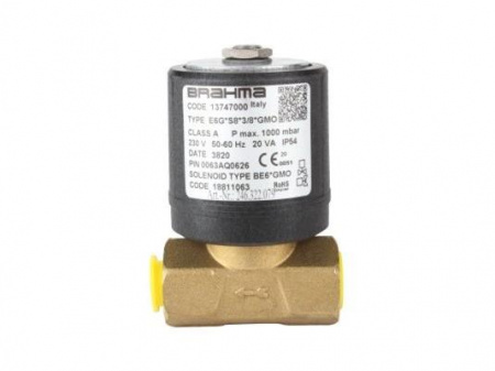 Газовый клапан Brahma E6G*S8*3/8*GMO 13747000