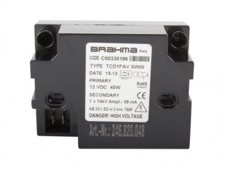 Трансформатор розжига Brahma TCD1FAV, C00330196