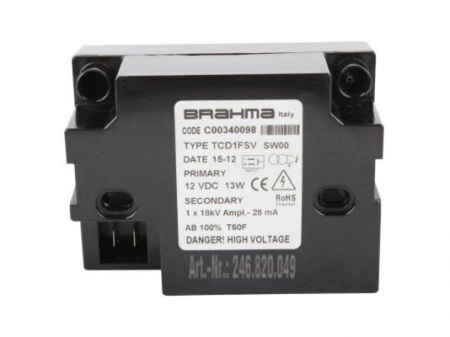 Трансформатор розжига Brahma TCD1FSV, C00340098