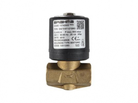 Газовый клапан Brahma E6G*S10*1/2*GMO 13742002